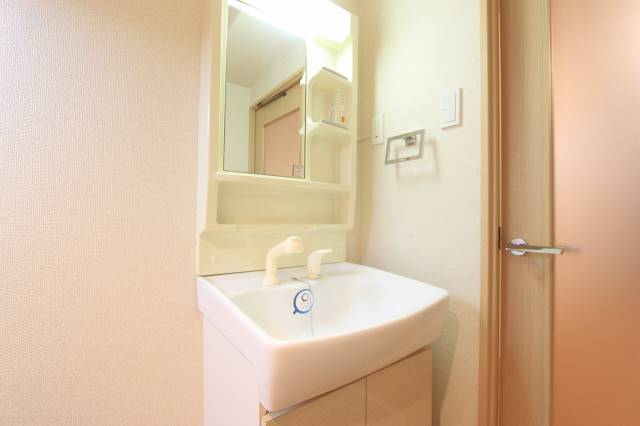 洗面設備　他号室の写真になります。