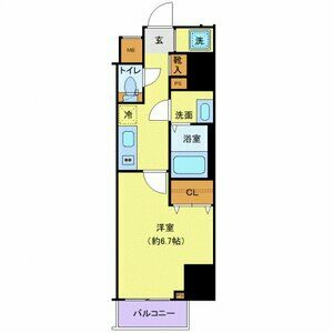 ＪＲ総武線 錦糸町駅 徒歩9分 10階建 築7年の間取り写真