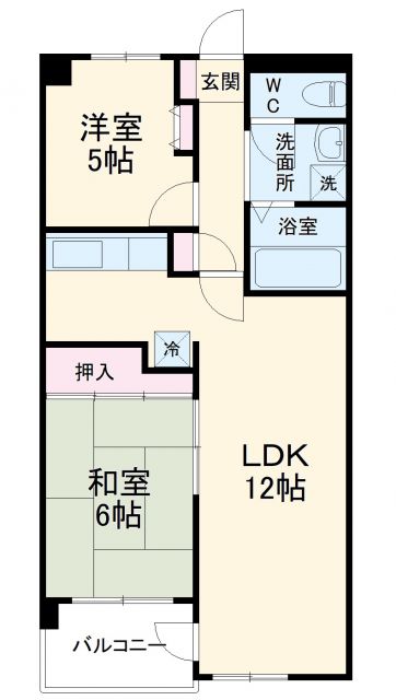 パインクレスト3番館の間取り写真