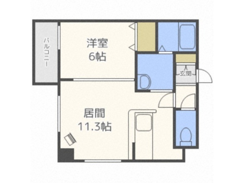 nourish美園の間取り写真
