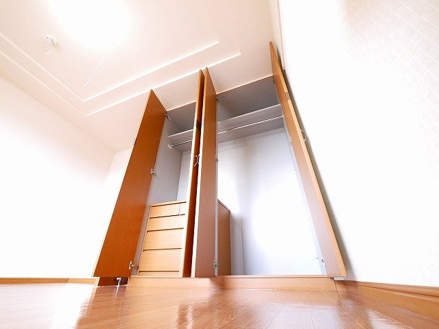 収納　たっぷりとした収納スペースです
