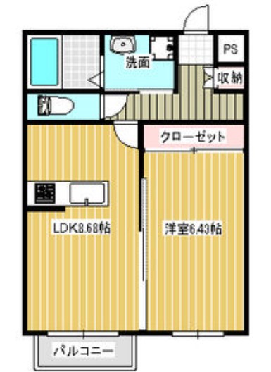 スプリングコート香久山の間取り写真