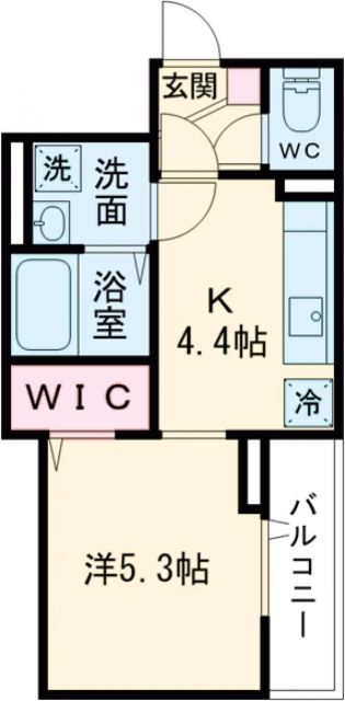 アヴァンスお花茶屋の間取り写真