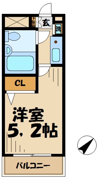 ジョイフル相模原第2の間取り写真