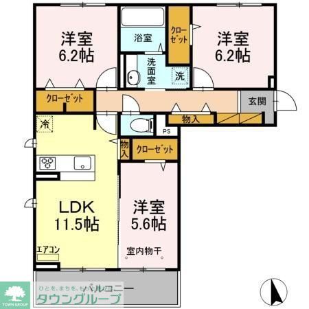 グリシーナの間取り写真