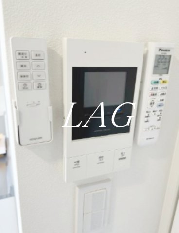 セキュリティ　モニター付きインターホンです。