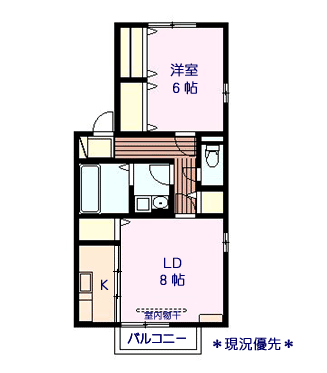 J-Room妃 Aの間取り写真