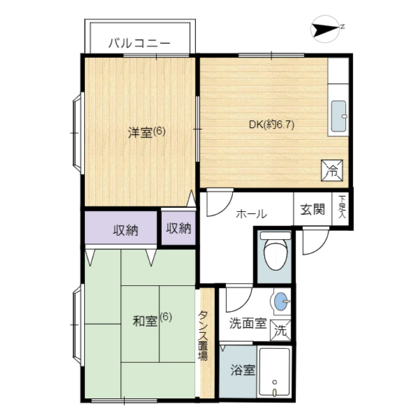 サンフレンズ白鳥B棟_間取り_0