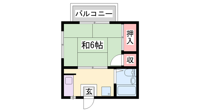 京口アパートの間取り