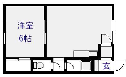 コーポ北欧館の間取り