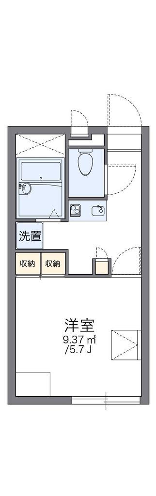 加須市旗井のアパートの間取り