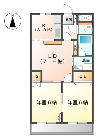 ロイヤルスクエアＡの間取り