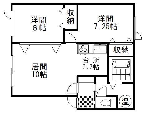 レアル星が浦　Ｂの間取り