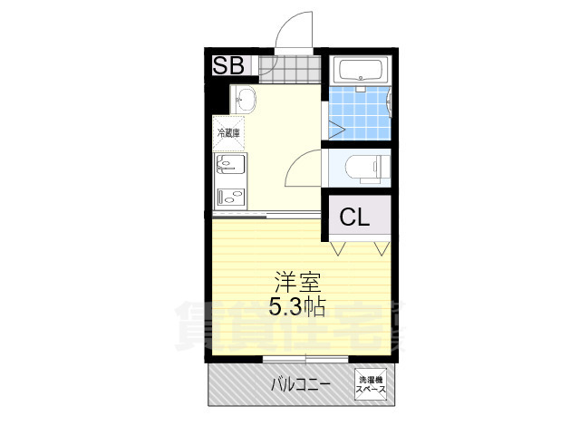 川原ハイツの間取り