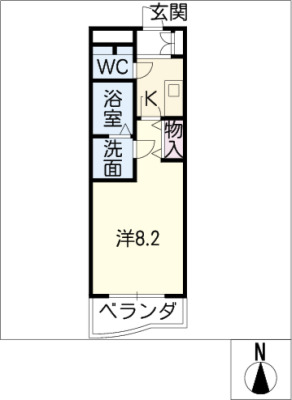 コスモなかねの間取り