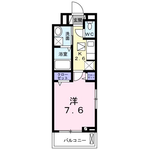 シャルモン　深野ｅａｓｔの間取り