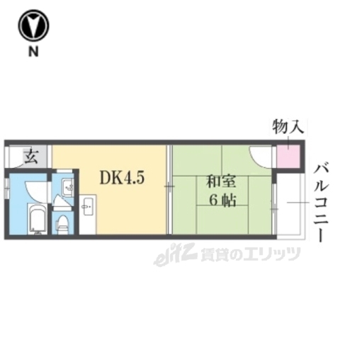 【星田マンションの間取り】