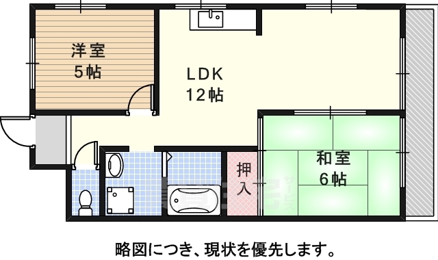 マンションSOLECの間取り