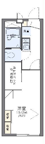 レオパレス御堀IIの間取り