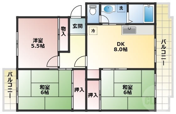 パストラル菅原の間取り