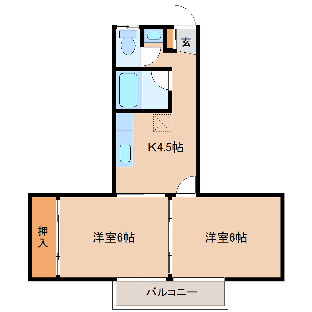 ブルーハイツの間取り