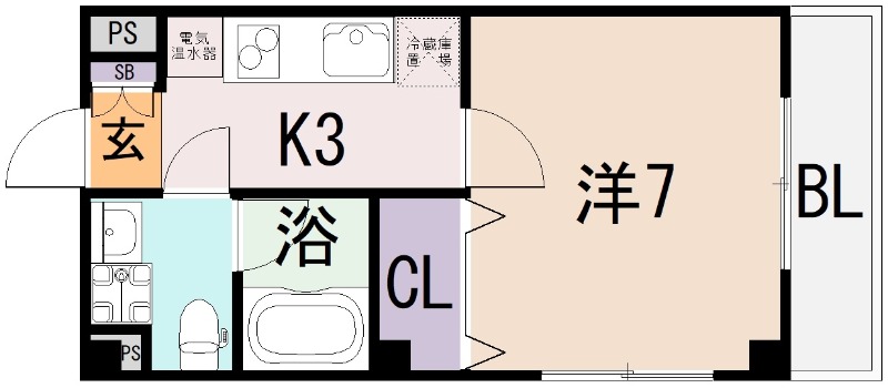 RITZ小若江の間取り