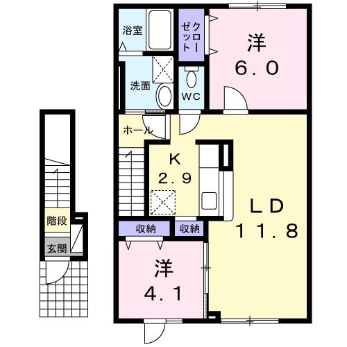 テラスハウス　Ｂｒｉｓａの間取り