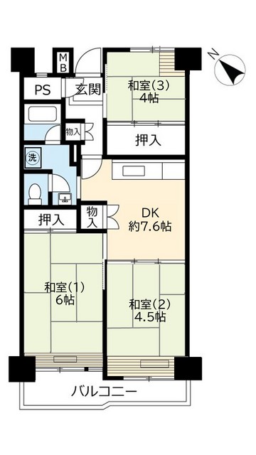 ＵＲ武庫川の間取り