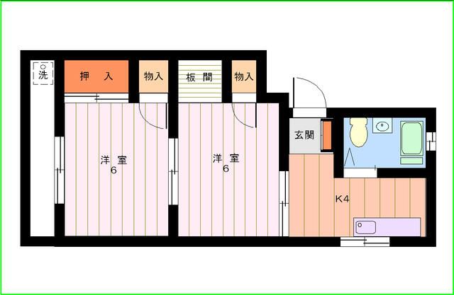 藤村コーポの間取り