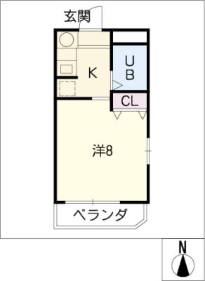 ベルトピア稲沢　２の間取り