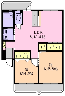 井上マンションの間取り