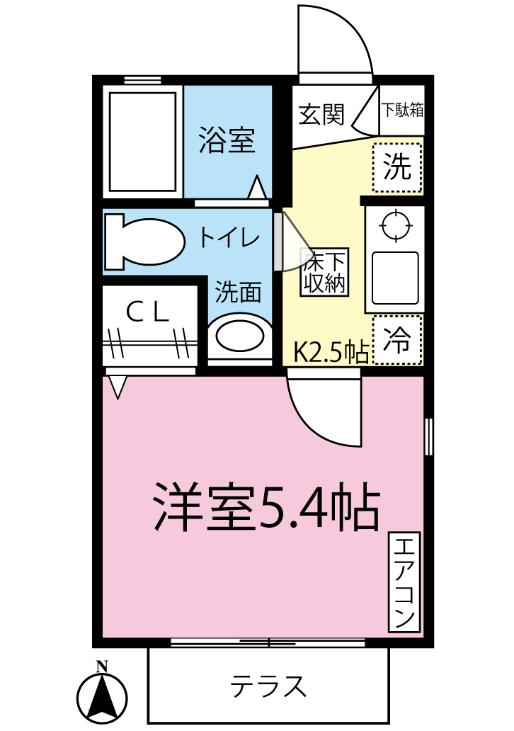 ロイヤルハイツ1の間取り