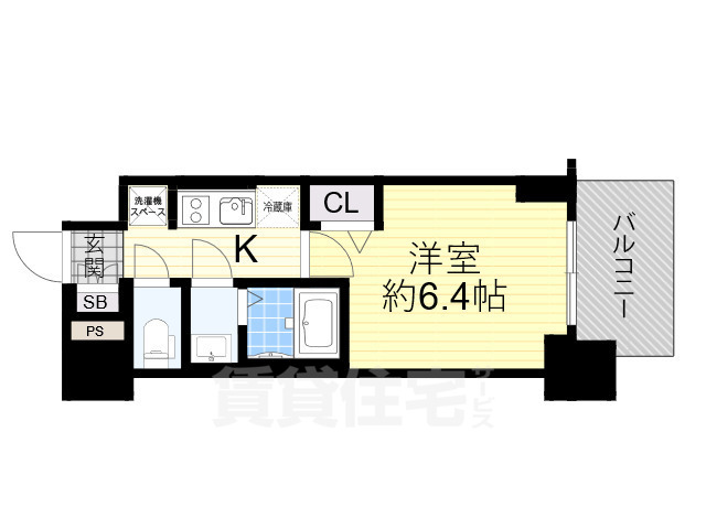 プレサンス新大阪ジェイズの間取り