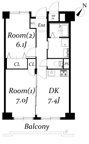 斎藤マンションの間取り