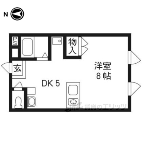 【宇治市槇島町のマンションの間取り】