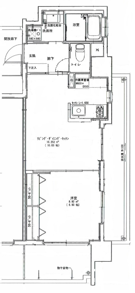 Pax.BLD４０３の間取り