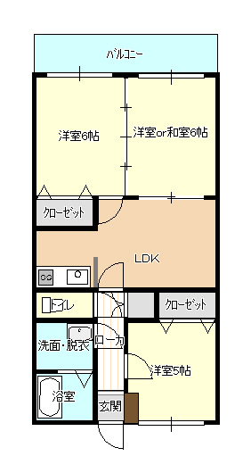 マンションエトワールの間取り