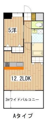 【広島市西区中広町のマンションの間取り】