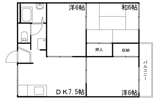 ブライス神子岡前の間取り