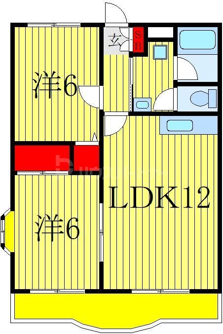 【ベルレージュ南柏の間取り】