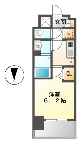 プレサンス丸の内城雅の間取り