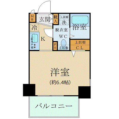 プレール・ドゥーク虎ノ門の間取り