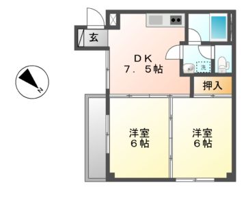 パークアベニューの間取り