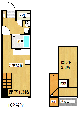 MAISONETIC Cynthiaの間取り