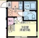 相模原市南区北里のアパートの間取り