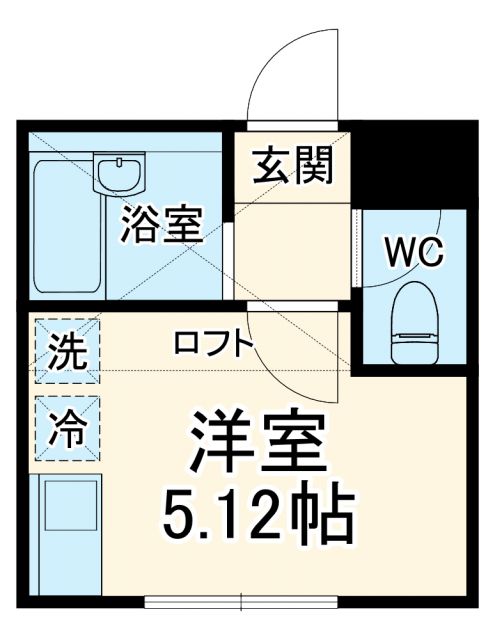 横須賀市衣笠栄町のアパートの間取り