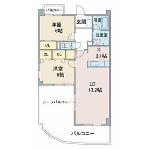 名古屋市守山区森孝のマンションの間取り