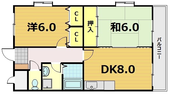 サンモール松本の間取り