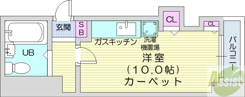 エクセレントハウス東の間取り