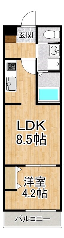 ALEGRIA大津の間取り